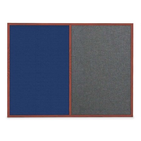 United Visual Products Slim Style Indoor Enclosed Corkboard, 48 UVRDS48SBH-GOLD-APRICOT